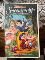 Sneeuwwitje disney vhs, Cd's en Dvd's, VHS | Kinderen en Jeugd, Ophalen of Verzenden, Zo goed als nieuw, Tekenfilms en Animatie