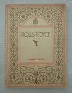 dealer salesbrochure 1938 Rolls-Royce 40-50 H.P. Phantom III, Enlèvement ou Envoi, Comme neuf, Voitures