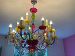 Kleurrijke kroonluchter / design hanglamp, Huis en Inrichting, Lampen | Kroonluchters, Ophalen, Gebruikt, Glas, ....