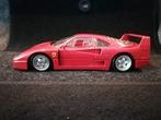 Ferrari F40 - Rood - 1:18 - Hot Wheels, Ophalen of Verzenden, Zo goed als nieuw, Auto, Hot Wheels