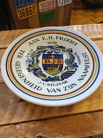 Perignem wandbord  BJB 1952 E.H. Proost beschikbaar voor biedingen