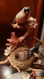 Exclusieve porseleinen vogels in nest - Italiaanse makelij, Antiek en Kunst, Ophalen