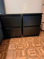 Commode/table de chevet IKEA Malm 2 tiroirs 4055, Comme neuf, Enlèvement