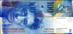 Cash Note Suisse. 100Chf Unc+, Enlèvement