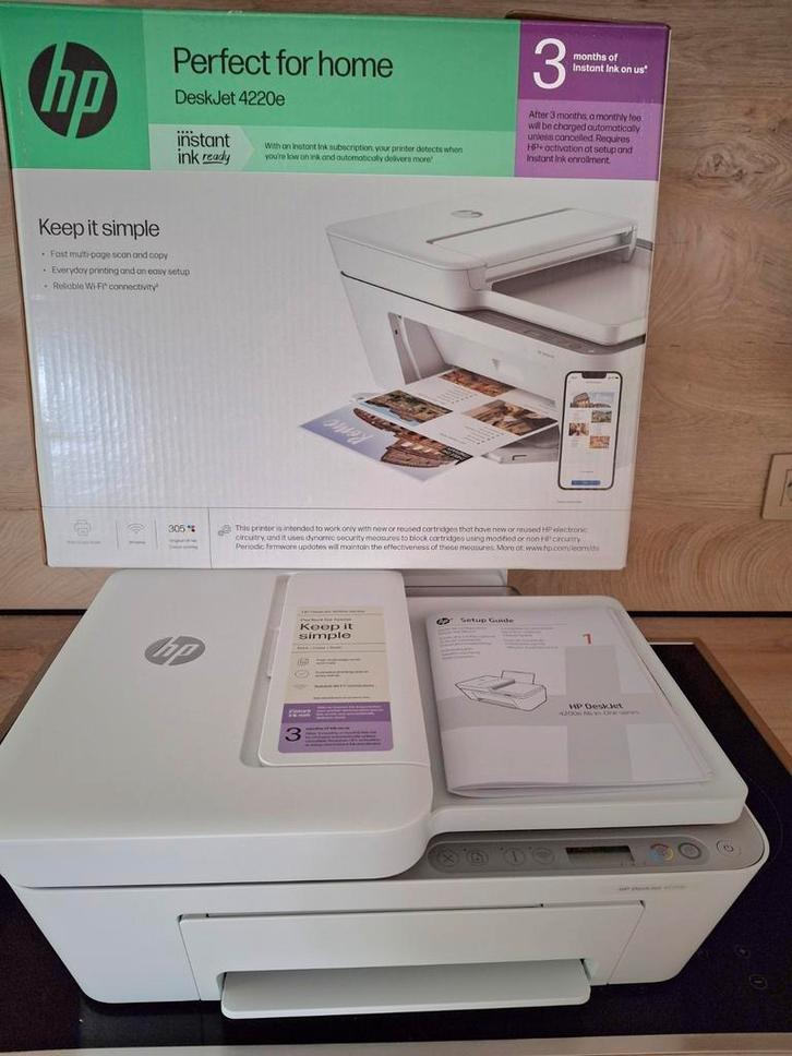 Nieuwe HP printer all in one 4200e 60€
1 x gebruikt
Weg wege, Computers en Software, Printers, Nieuw, Printer, Ophalen