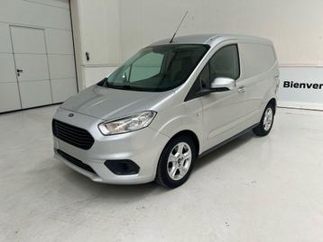 Ford Transit Courier  * Benzine  - Lichte Vracht - Garantie, Auto's, Monovolume, Parkeersensor, 100 pk, Bedrijf