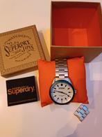 Superdry Regent Corporal horloge, Staal, Staal, Polshorloge, Nieuw