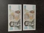2 opeenvolgende nieuwstaat 20 francs D´haese n, Ophalen of Verzenden, Setje