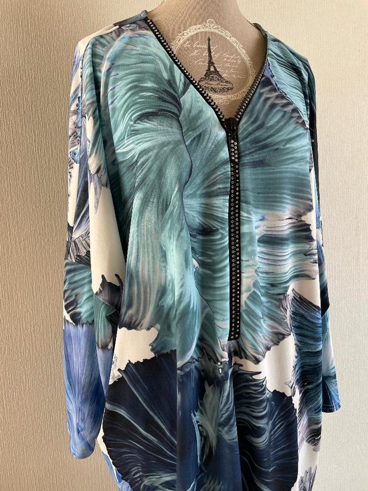 prachtige blouse en lange broek Joseph Ribkoff 48, Kleding | Dames, Blouses en Tunieken, Zo goed als nieuw, Maat 46/48 (XL) of groter