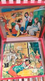 Antieke blokkendoos met 6 sprookjes, Antiek en Kunst, Ophalen of Verzenden