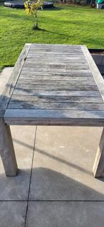 Teak tuintafel met 6 stoelen - gratis, Ophalen