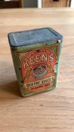 Vintage Keen’s Blikje kruiden, Ophalen of Verzenden, Gebruikt, Koek(jes), Overige merken
