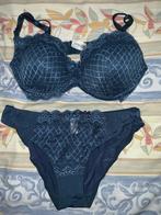 Setje 85 C, Kleding | Dames, Ondergoed en Lingerie, Verzenden, Blauw, Setje