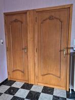 Antieke houten.binnendeuren, Ophalen, Gebruikt, Minder dan 80 cm, Binnendeur