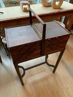 vintage naaikastje blikvanger in interieur, Ophalen