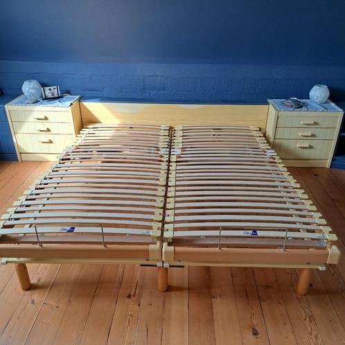 bedstandaard met matras, Huis en Inrichting, Slaapkamer | Matrassen en Bedbodems, Gebruikt, Matras, Tweepersoons, Ophalen