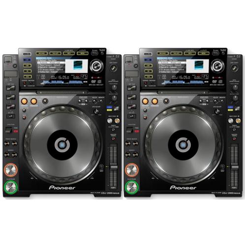 Set 2 Pioneer DJ CDJ 2000NXS 2000 NXS Nexus CDJ2000NXS, TV, Hi-fi & Vidéo, Lecteurs CD, Comme neuf, Pioneer, Enlèvement