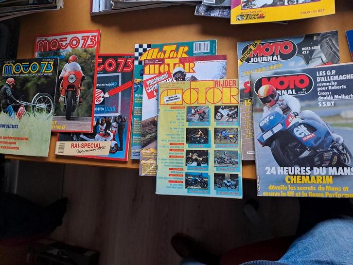 Magazines Moto 73 /Biker /Moto Journal, Livres, Journaux & Revues, Enlèvement