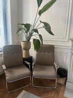 2 vintage lounge chair / stoelen / eenzit / zetel, Huis en Inrichting, Fauteuils, Ophalen of Verzenden