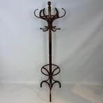 Porte-manteau incurvé en bois « Perroquet » de style Thonet, 150 à 200 cm, Utilisé, Bois, Portemanteau sur pied