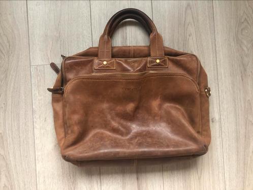 Stilord tas • leer • vintage, Handtassen en Accessoires, Tassen | Damestassen, Gebruikt, Overige typen, Bruin, Ophalen