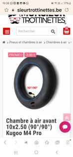 chambre a air 10x2.50 valve coudé a 90, Enlèvement, Neuf