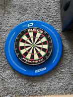 Bord + rand + verlichting, Sport en Fitness, Darts, Ophalen, Gebruikt, Dartbord met pijlen