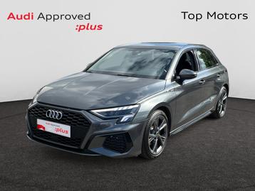 Audi A3 Sportback S-LINE*TFSI 110pk*CARPLAY*DAB*GPS*VIRTUAL, Autos, Audi, Argent ou Gris, Achat, Cruise Control, Automatique