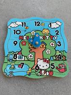 Houten puzzel klok Hello Kitty, Comme neuf, Enlèvement ou Envoi