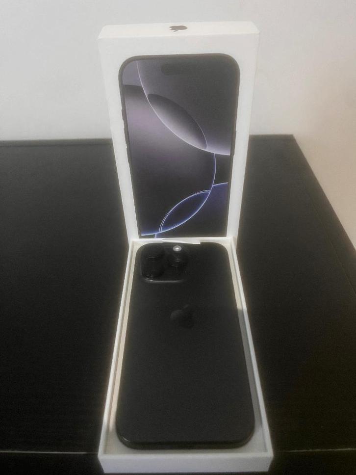iPhone 16 pro, Télécoms, Téléphonie mobile | Apple iPhone, Neuf, 128 GB, Sans abonnement, iPhone 16, Noir, Enlèvement
