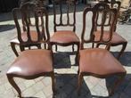 6 stoelen Louis XV Luikse stijl, Antiek en Kunst, Ophalen