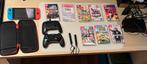 Nintendo set, Games en Spelcomputers, Met games, Met 2 controllers, Zo goed als nieuw, Switch OLED