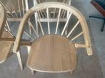 4 stevige houten stoelen, Huis en Inrichting, Stoelen, Ophalen, Gebruikt, Vier