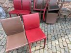 Leren stoelen, Huis en Inrichting, Ophalen of Verzenden, Bruin