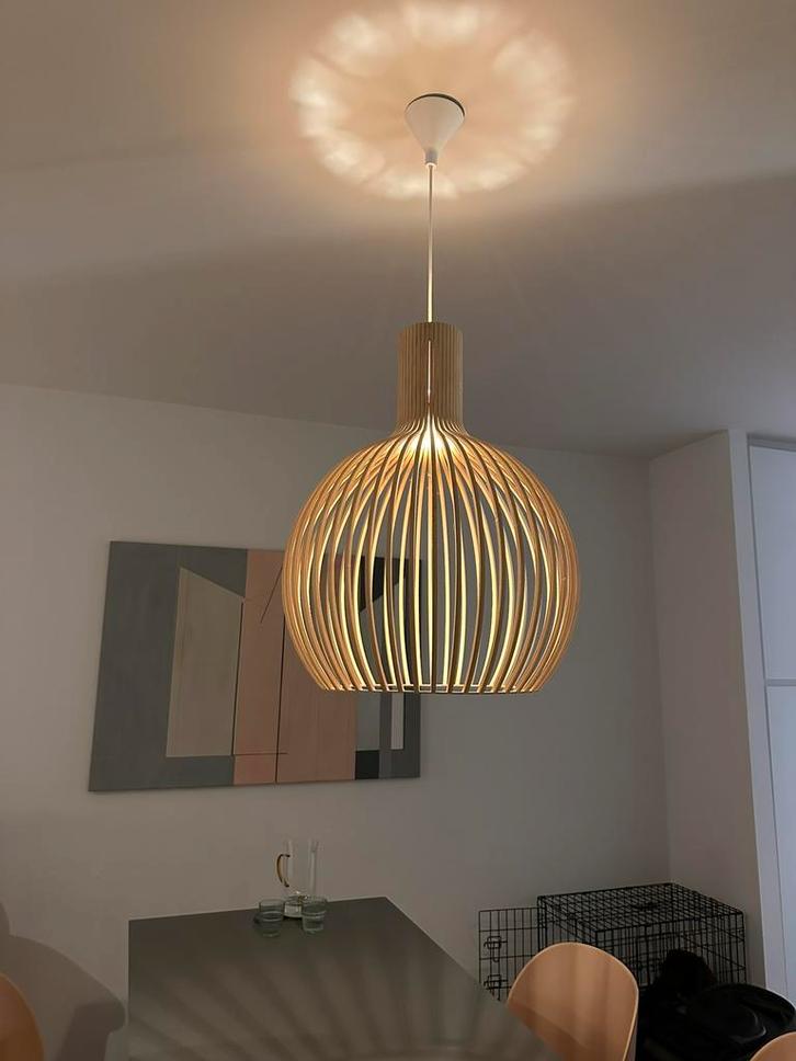Lamp secto design octo 4240, Huis en Inrichting, Lampen | Hanglampen, Zo goed als nieuw, Hout, Ophalen