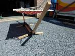 Grote hangmat met gestel (combinatie hout/ijzer), Tuin en Terras, Nieuw, Ophalen of Verzenden, Met standaard, Eenpersoons