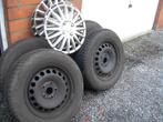 VW Touran, Golf - Winterset 195/65 R15 91T, Auto-onderdelen, Banden en Velgen, Ophalen, Gebruikt, 15 inch, Banden en Velgen