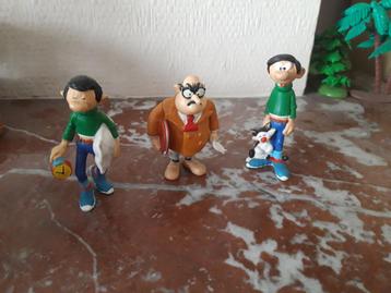 Figurines Guust Flater (x2) et M. Demesmaeker, Enlèvement, Comme neuf, Autres types