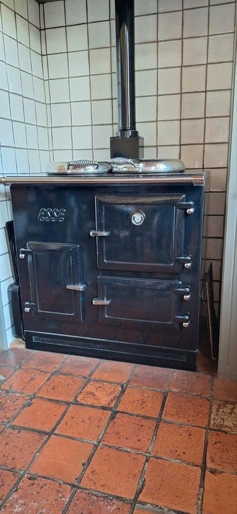 Esse, Aga. Poêle anglais. Noir. 90 cm de large. 2 fours, Electroménager, Cuisinières, Utilisé, Autoportant, 4 zones de cuisson