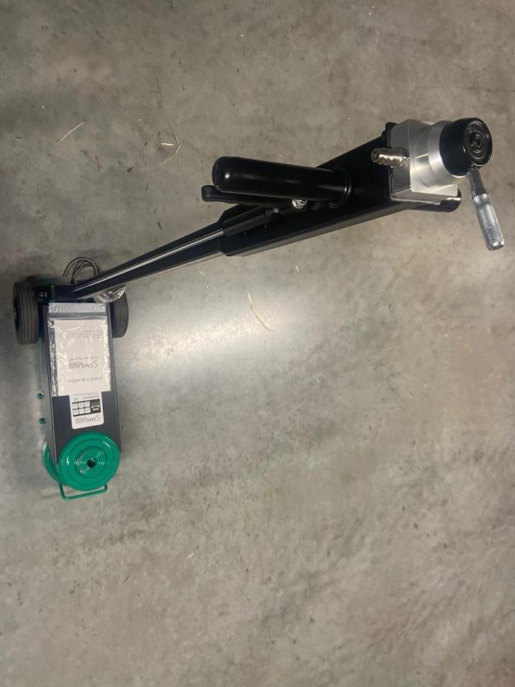 Stahlwerk SW-80T Pneumatisch hydraulische krik 80 ton, Auto diversen, Krikken, Nieuw, Garagekrik, Pneumatisch, Ophalen