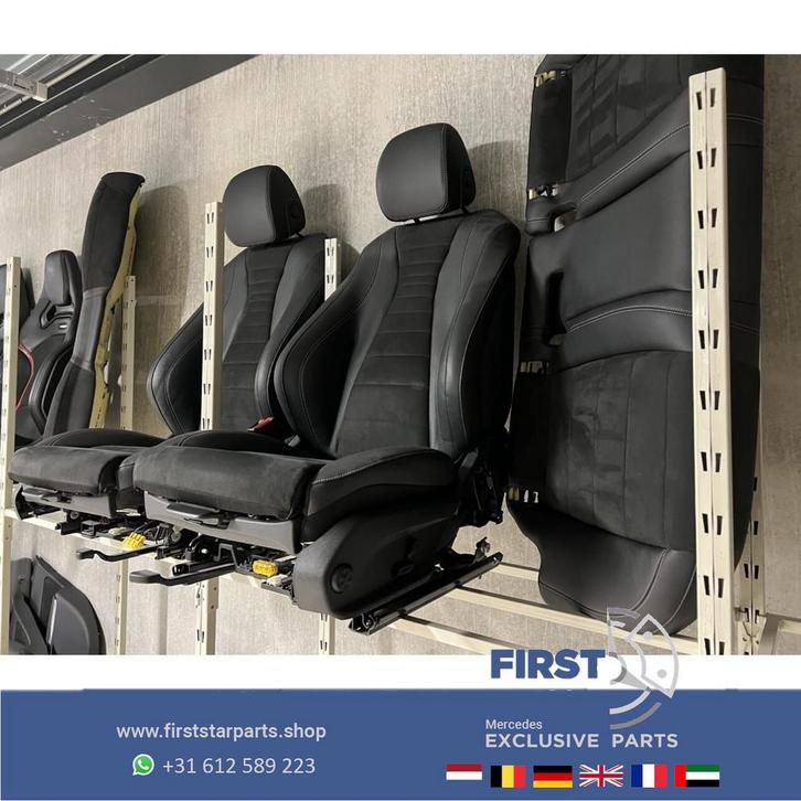 W213 AMG BEKLEDING LEER INTERIEUR SPORT STOELEN E43 E53 AMG, Auto-onderdelen, Interieur en Bekleding, Mercedes-Benz, Gebruikt