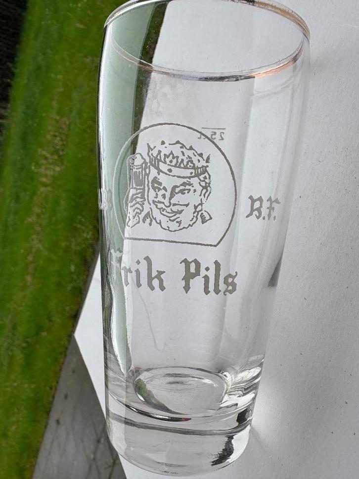 Frik Pils, Vlaamse Brouwerij/Brasserie Flamande, Lauwe, Verzamelen, Biermerken, Gebruikt, Glas of Glazen, Overige merken, Ophalen of Verzenden