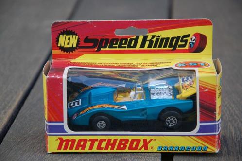 Matchbox K-51 Speed Kings - Barracuda in box - 1974, Hobby en Vrije tijd, Modelauto's | 1:43, Zo goed als nieuw, Overige typen