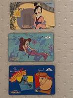 3 Telefoonkaarten Disney : Hercules / Mulan, Verzamelen, Ophalen of Verzenden