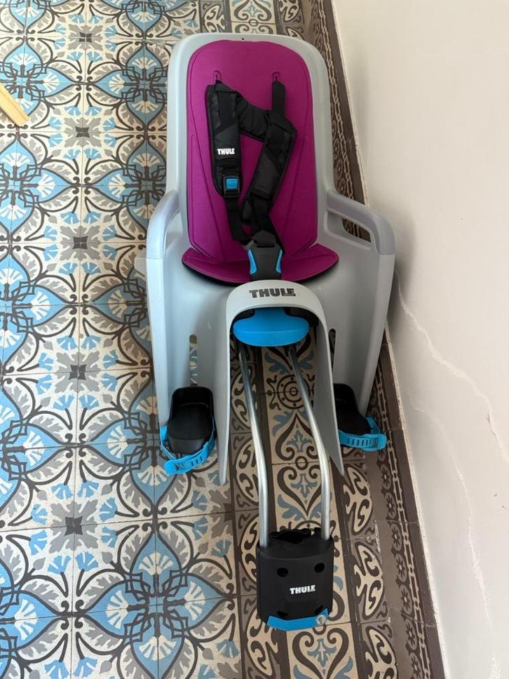 Kinderfietsstoel Thule Ridealong in zeer goede staat, Fietsen en Brommers, Fietsaccessoires | Fietsstoeltjes, Gebruikt, Achterzitje