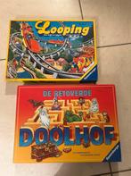 Gezelschapsspellen: Looping & De betoverde doolhof, Hobby en Vrije tijd, Ophalen of Verzenden, Zo goed als nieuw