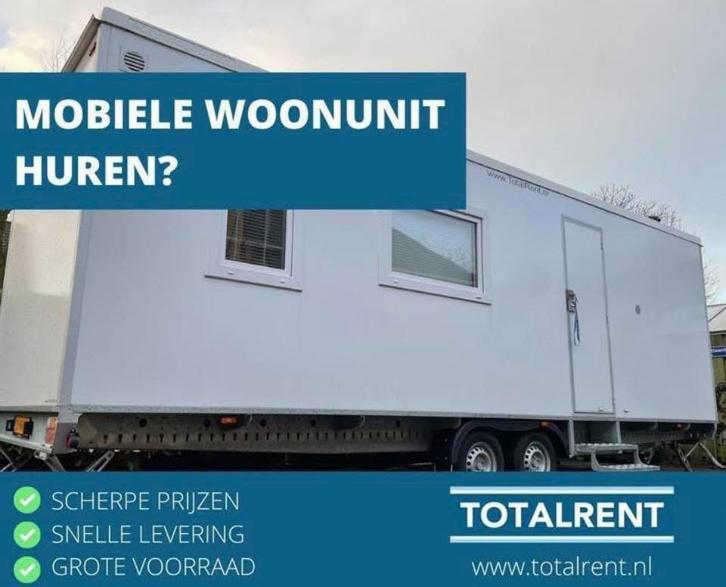 Koop huur lease Woonunits alle maten snelle levering, Hobby en Vrije tijd, Feestartikelen | Verhuur, Ophalen