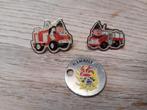 Set insignes van de brandweer van Flemalle, Verzenden, Overige soorten, Embleem of Badge