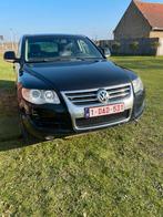 Touareg 2007 TDI  turbo schade, Auto's, Volkswagen, Automaat, Zwart, Zwart, Leder