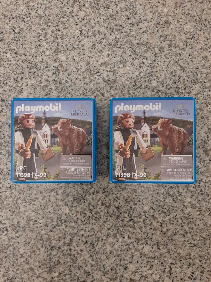 Nieuw  2x Pater Eberbach monnik, Kinderen en Baby's, Speelgoed | Playmobil, Ophalen of Verzenden